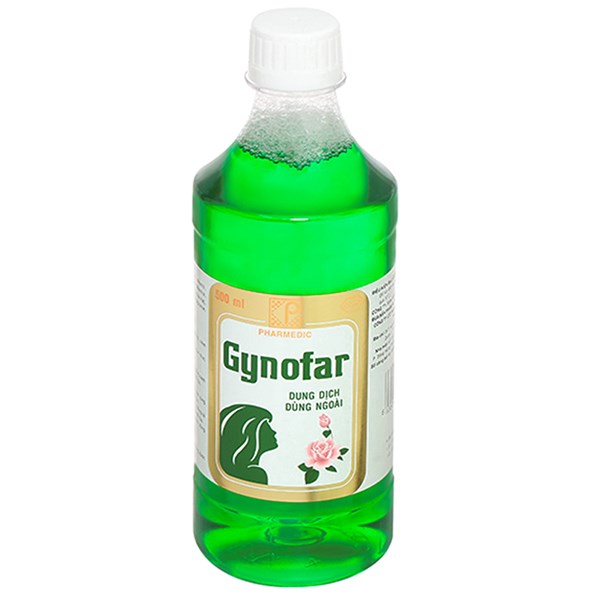 Dung dịch vệ sinh phụ nữ Gynofar giảm ngứa âm hộ, viêm âm đạo